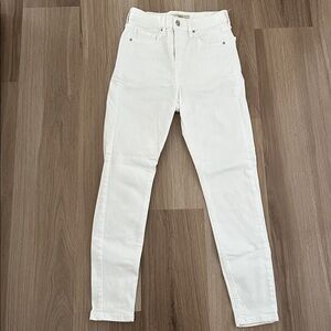 TopShop Jamie White Skinny Jeans